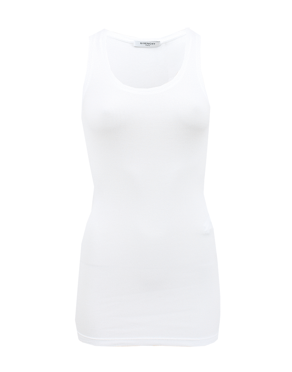 GIVENCHY-Racer Back Ribbed Tank-