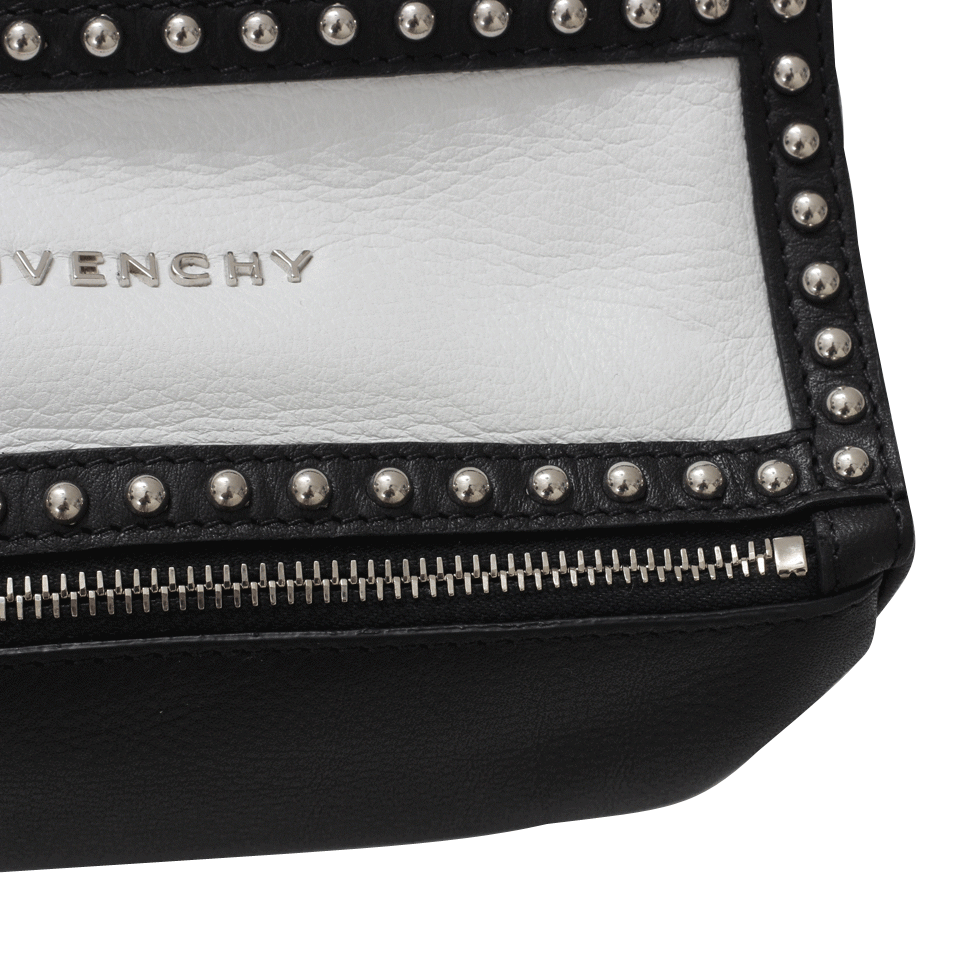 GIVENCHY-Pandora Wristlet-BLK/WHT