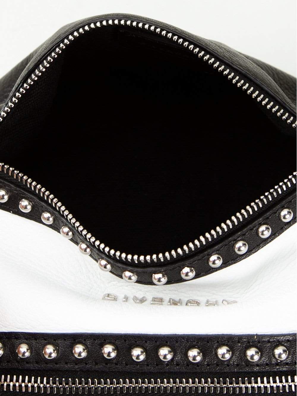 GIVENCHY-Pandora Wristlet-BLK/WHT