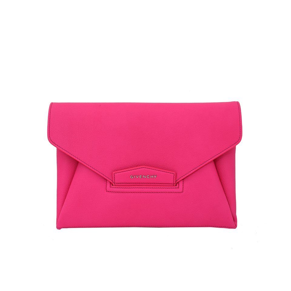 GIVENCHY-Antigona Envelope Clutch-BRGHPNK