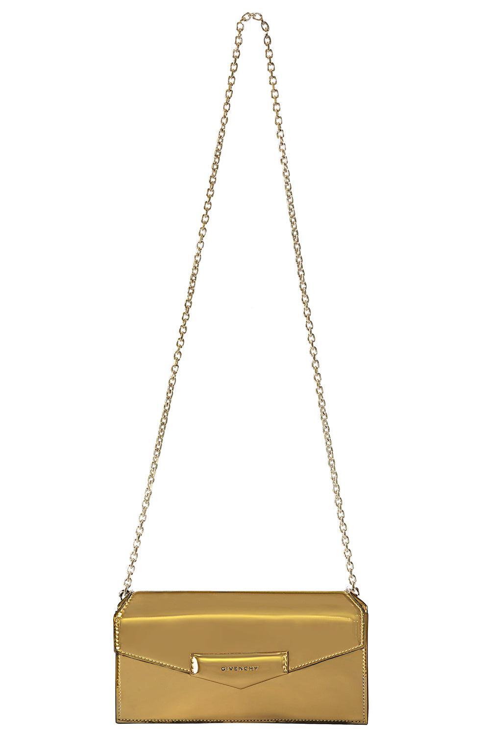Antigona Chain Wallet - Golden-GOLD-HANDBAGEVENING-GIVENCHY