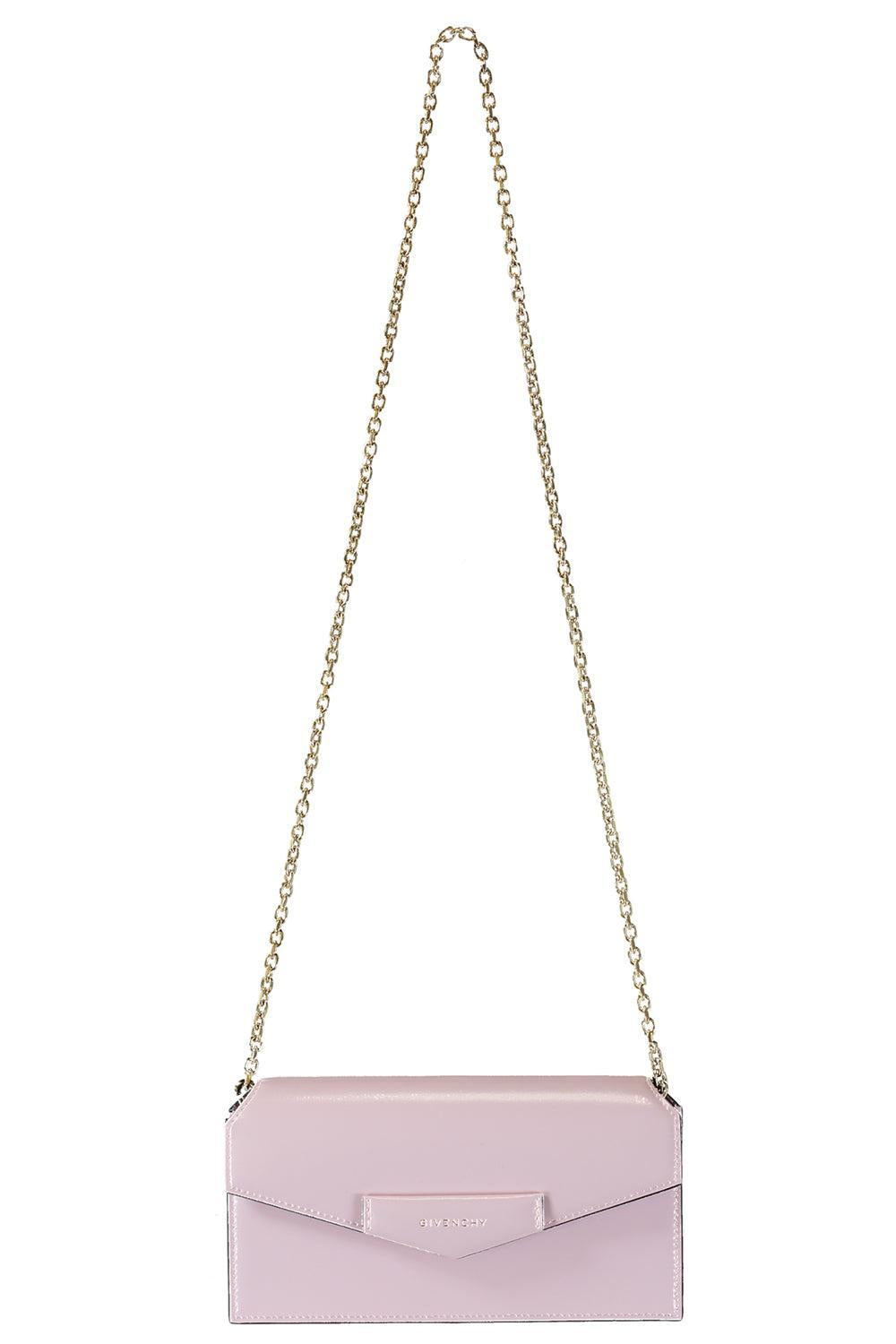 Antigona Chain Wallet - Light Pink-PINK-HANDBAGEVENING-GIVENCHY