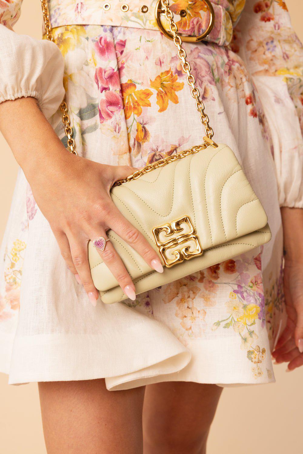 GIVENCHY-Small 4G Soft Bag - Almond Green-ALMOND GREEN