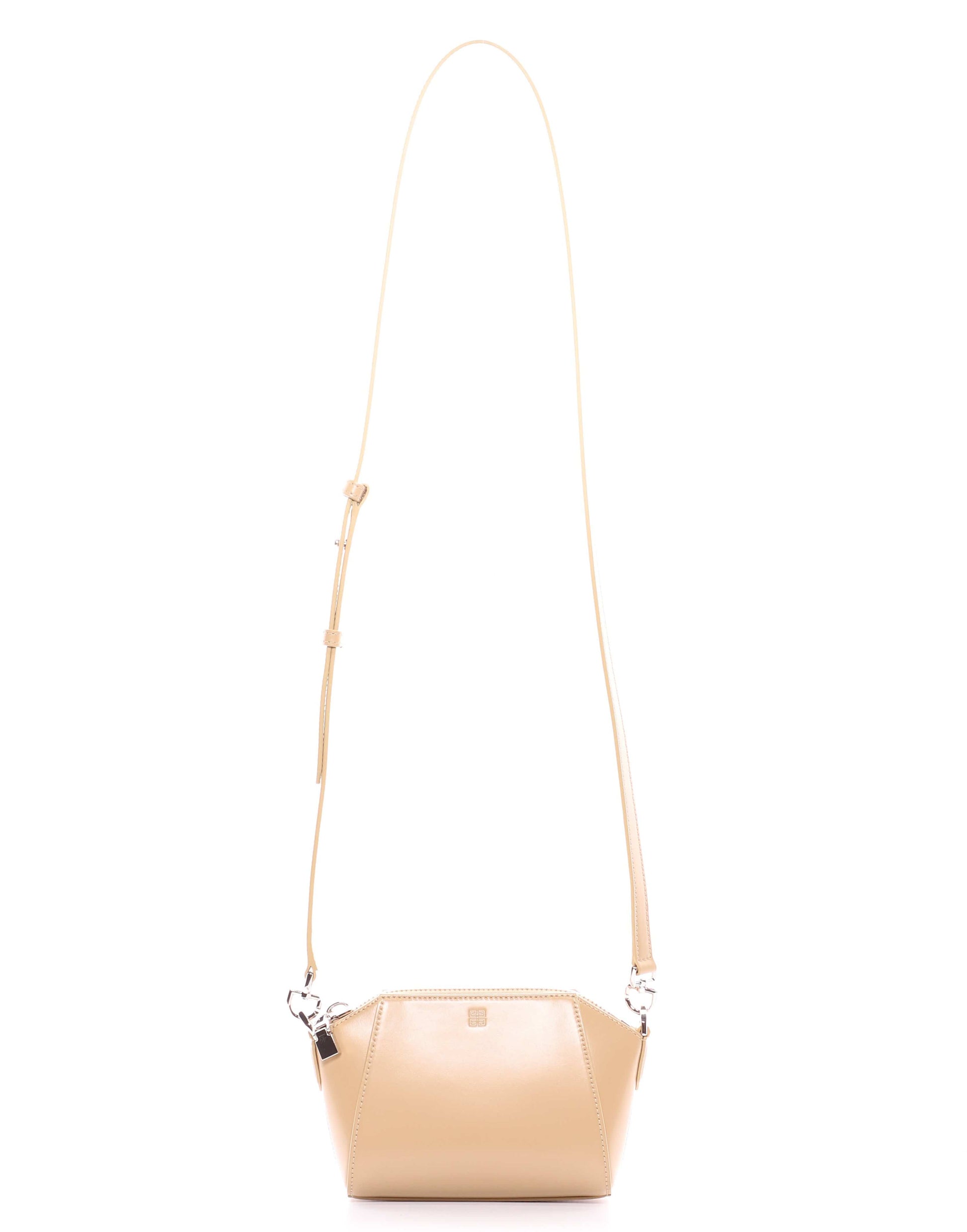 GIVENCHY-Nano Antigona Bag In Box Leather-BEIEGE
