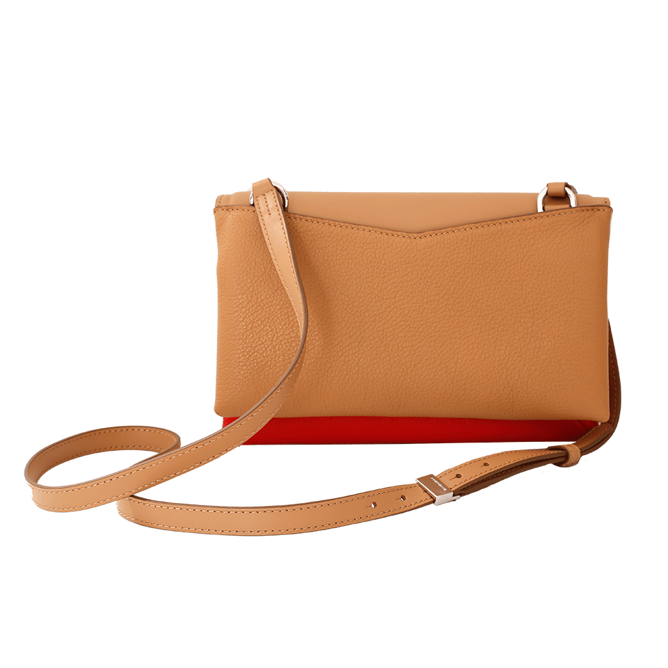 GIVENCHY-Duetto Bi-Color Crossbody Bag-BGE/RED