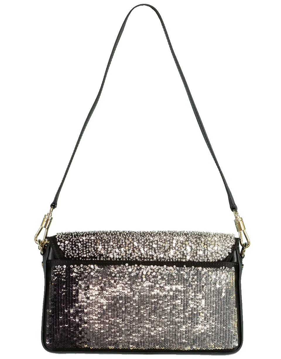 GIVENCHY-Black Charm Shoulder Bag-BLACK