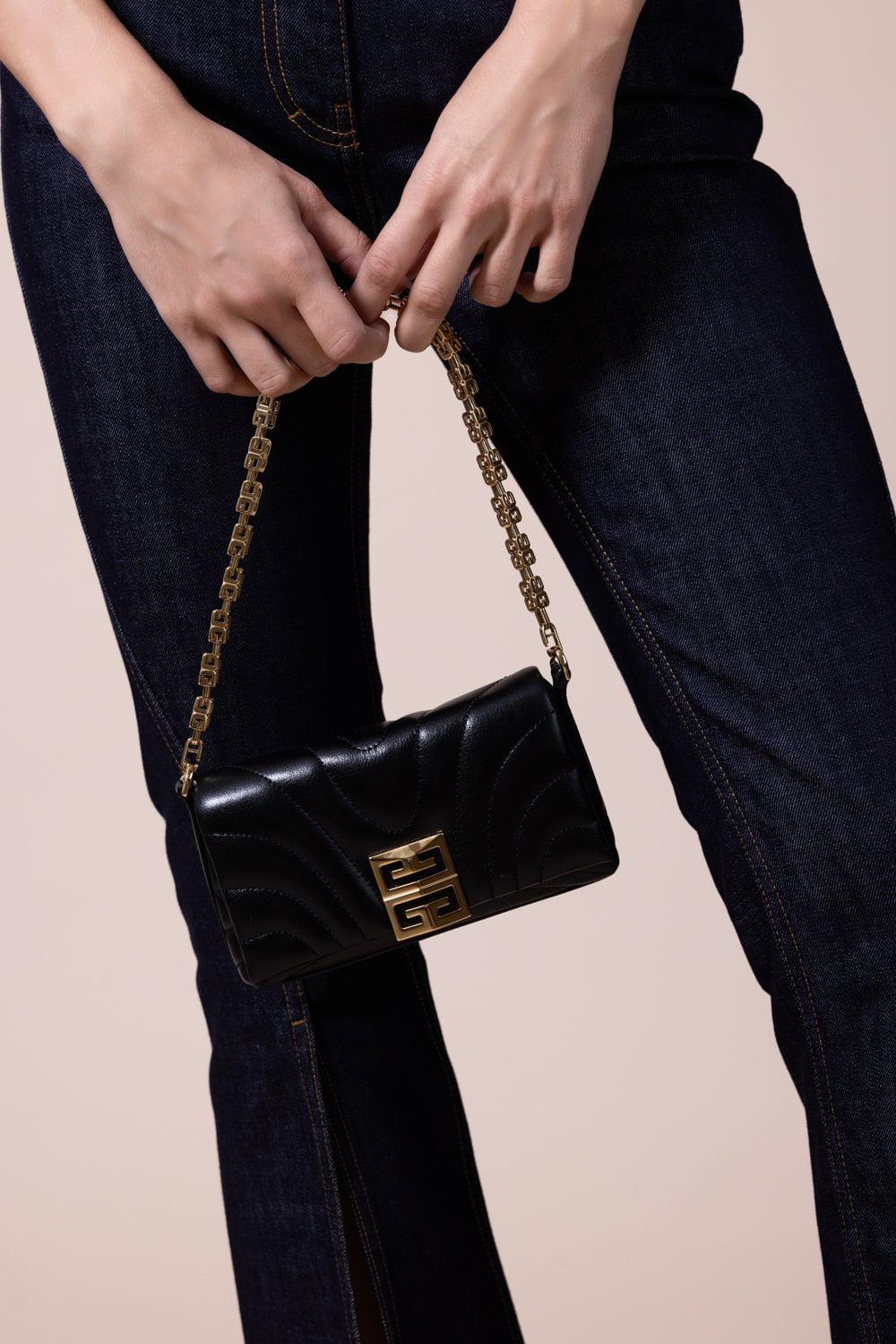 GIVENCHY-Micro 4G Soft Bag - Black-BLACK