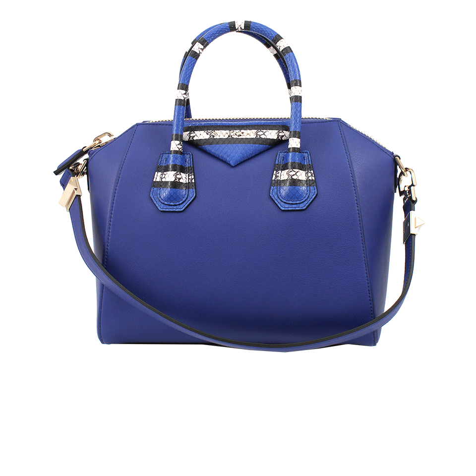 GIVENCHY-Small Antigona With Handles-BLUE
