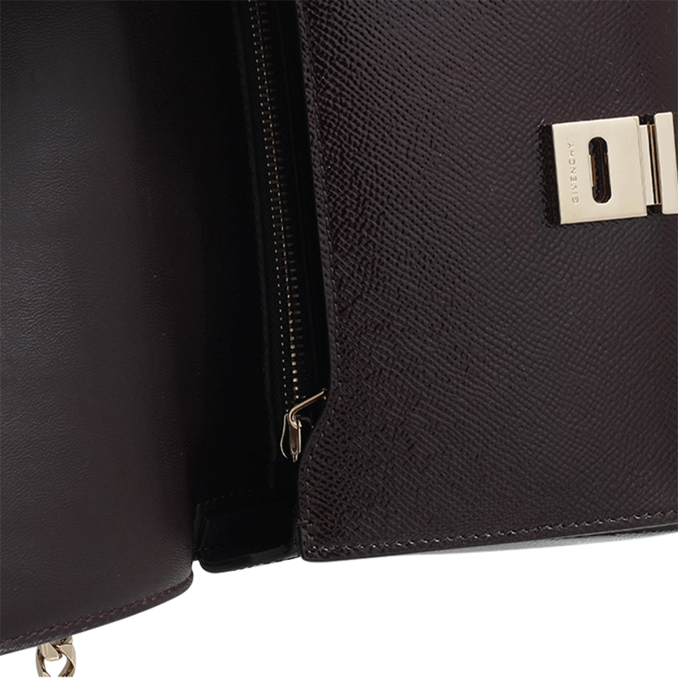 GIVENCHY-Pandora Box Purse-BURGUNDY