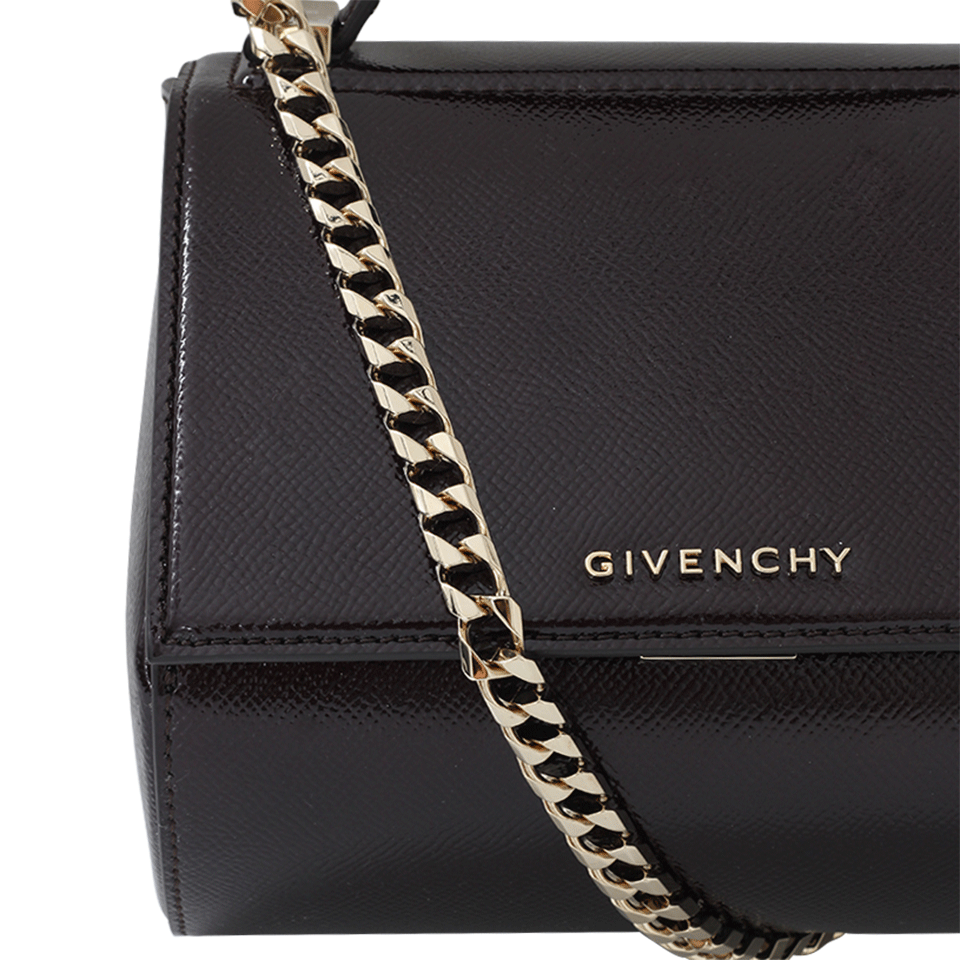 GIVENCHY-Pandora Box Purse-BURGUNDY