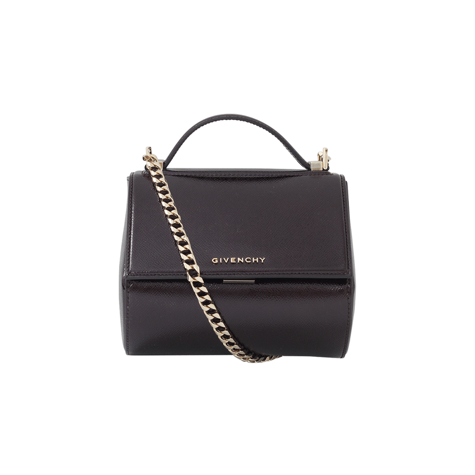 GIVENCHY-Pandora Box Purse-BURGUNDY