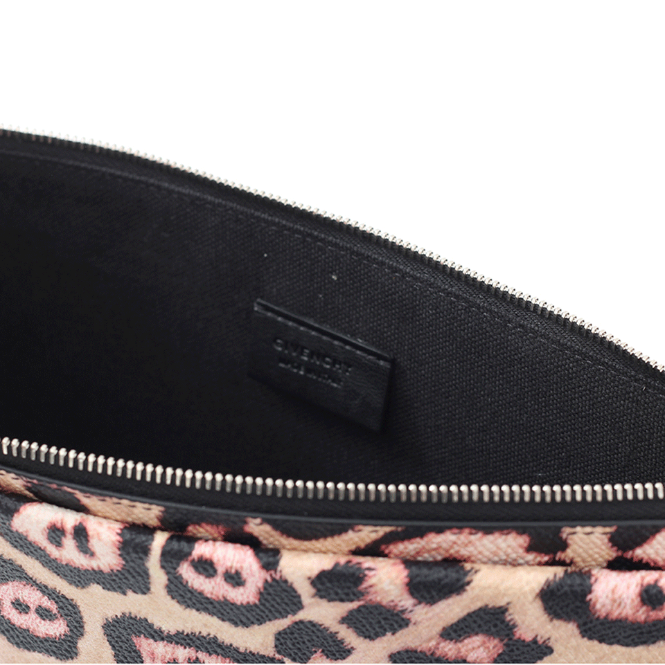 GIVENCHY-Leopard Pouch Clutch-MULTI