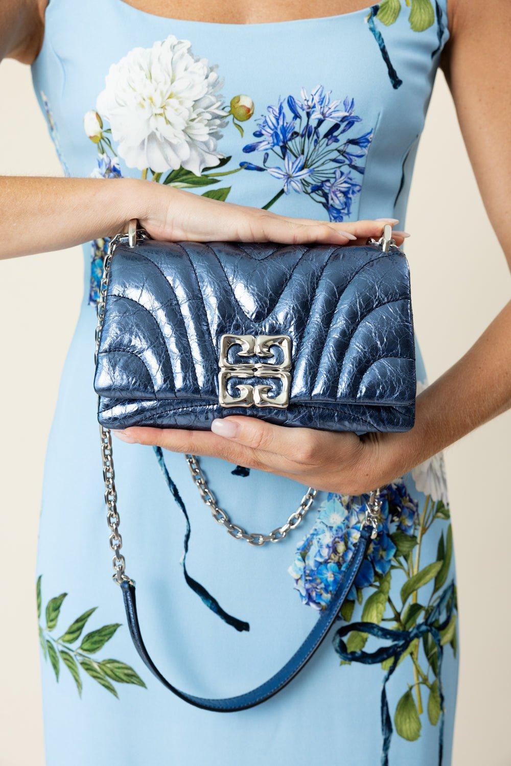 GIVENCHY-Small 4G Soft Bag - Navy-NAVY