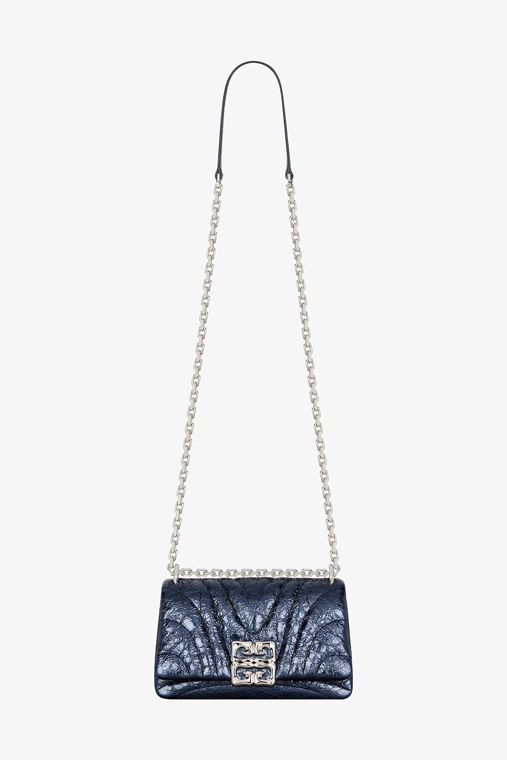 GIVENCHY-Small 4G Soft Bag - Navy-NAVY