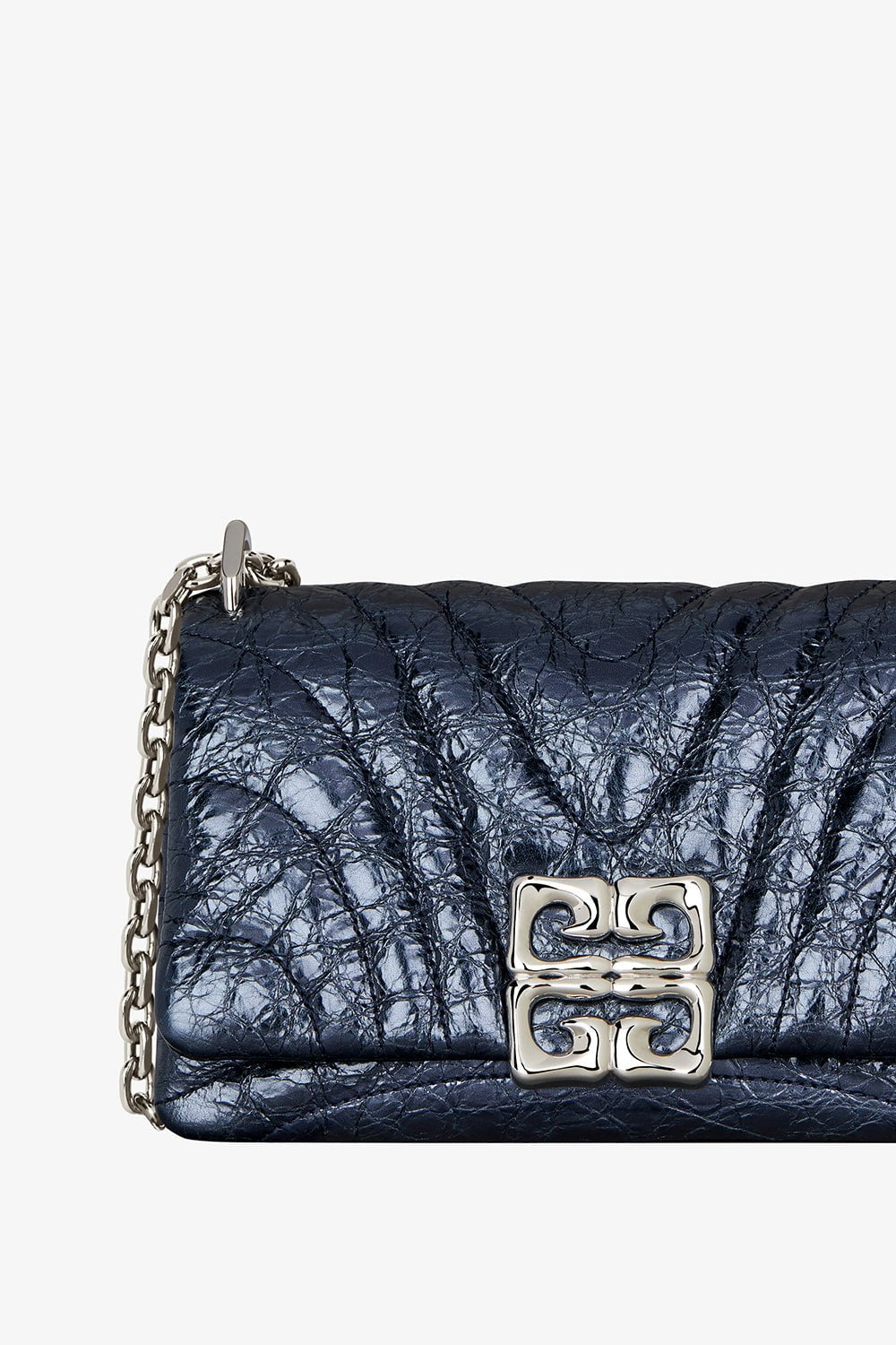 GIVENCHY-Small 4G Soft Bag - Navy-NAVY