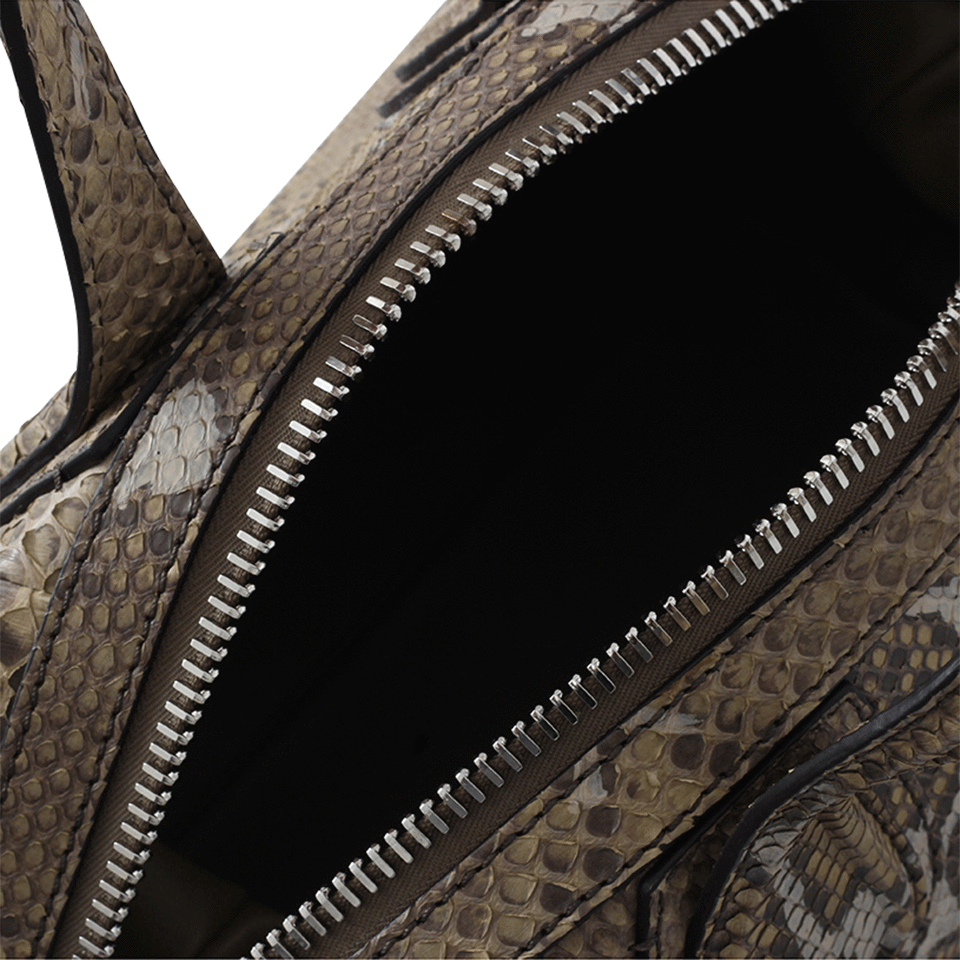 GIVENCHY-Python Small Nightingale Bag-OLIVEGRN