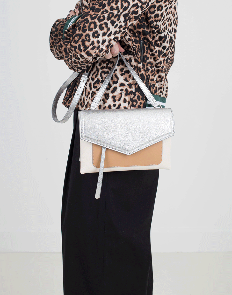 GIVENCHY-Dueto Crossbody-SLVR/WHT