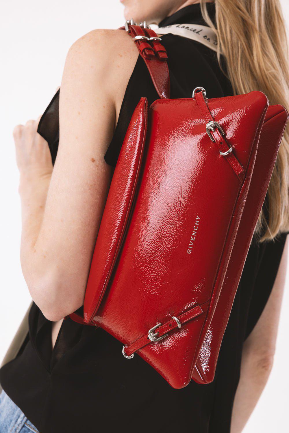 GIVENCHY-Small P'tit Voyou Bag - Vermillon-VERMILLION