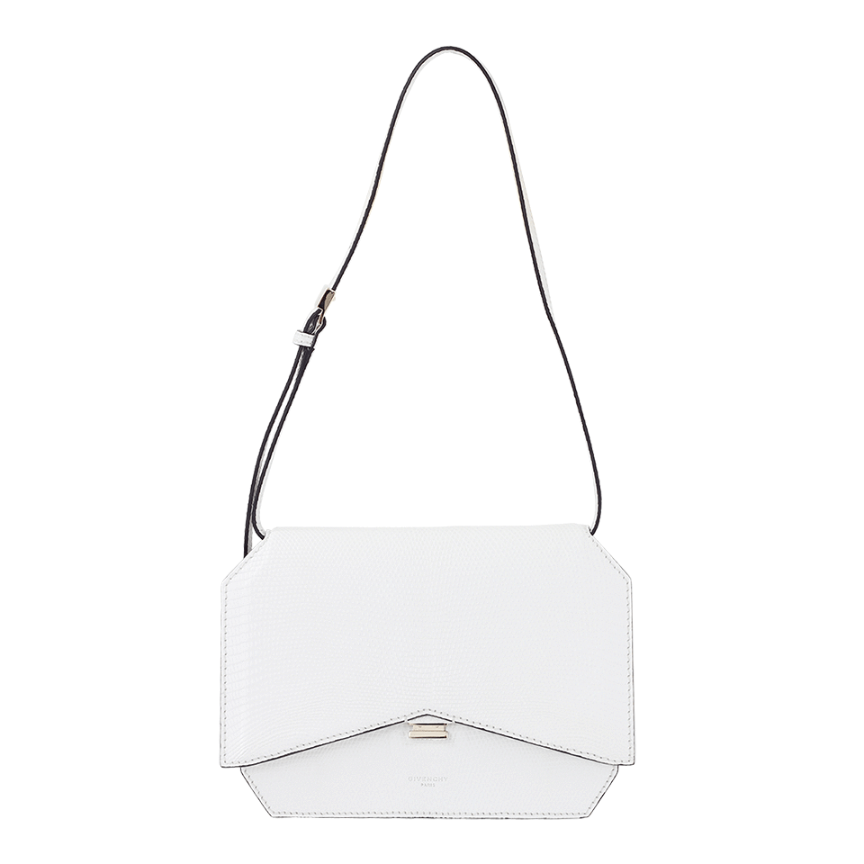 GIVENCHY-Bow Cut Lizard Bag-WHITE