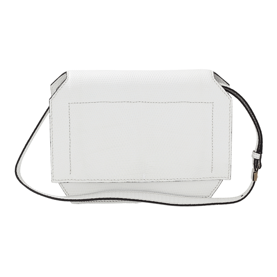 GIVENCHY-Bow Cut Lizard Bag-WHITE