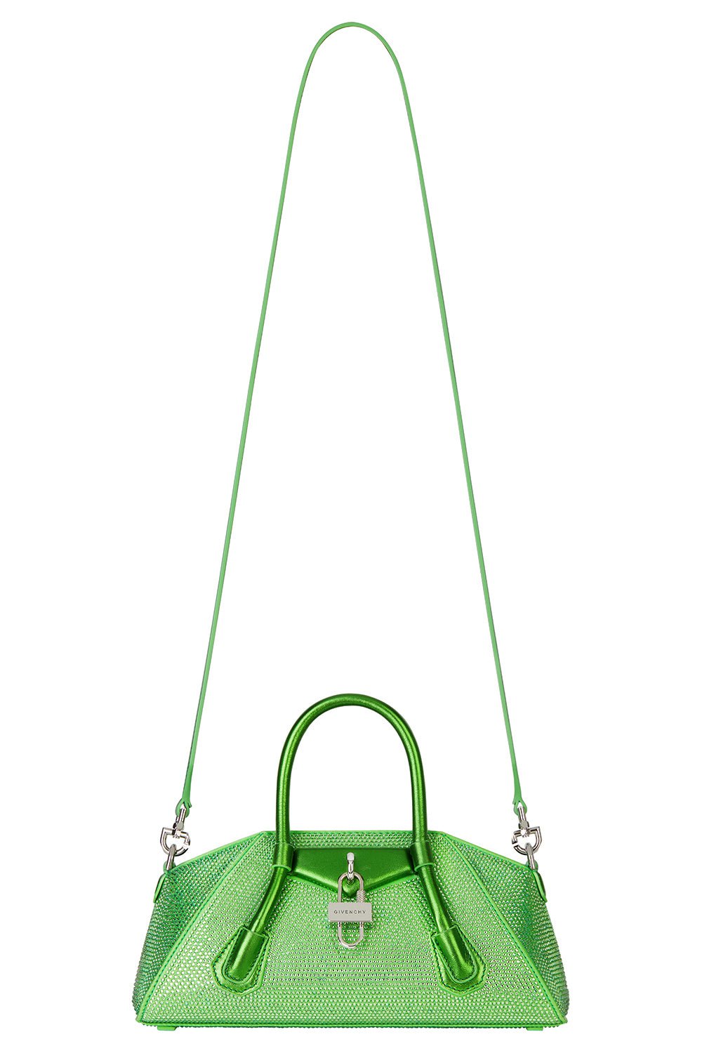  GIVENCHY-Mini Antigona Stretch Bag - Green-ABSYNGRN 
