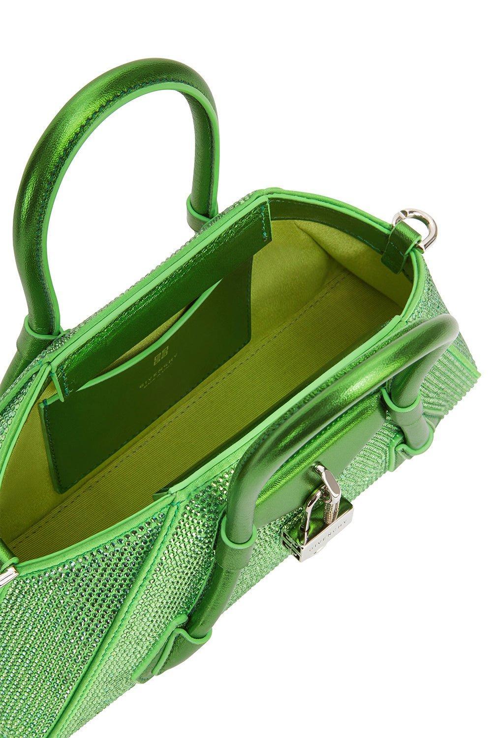 GIVENCHY-Mini Antigona Stretch Bag - Green-ABSYNGRN