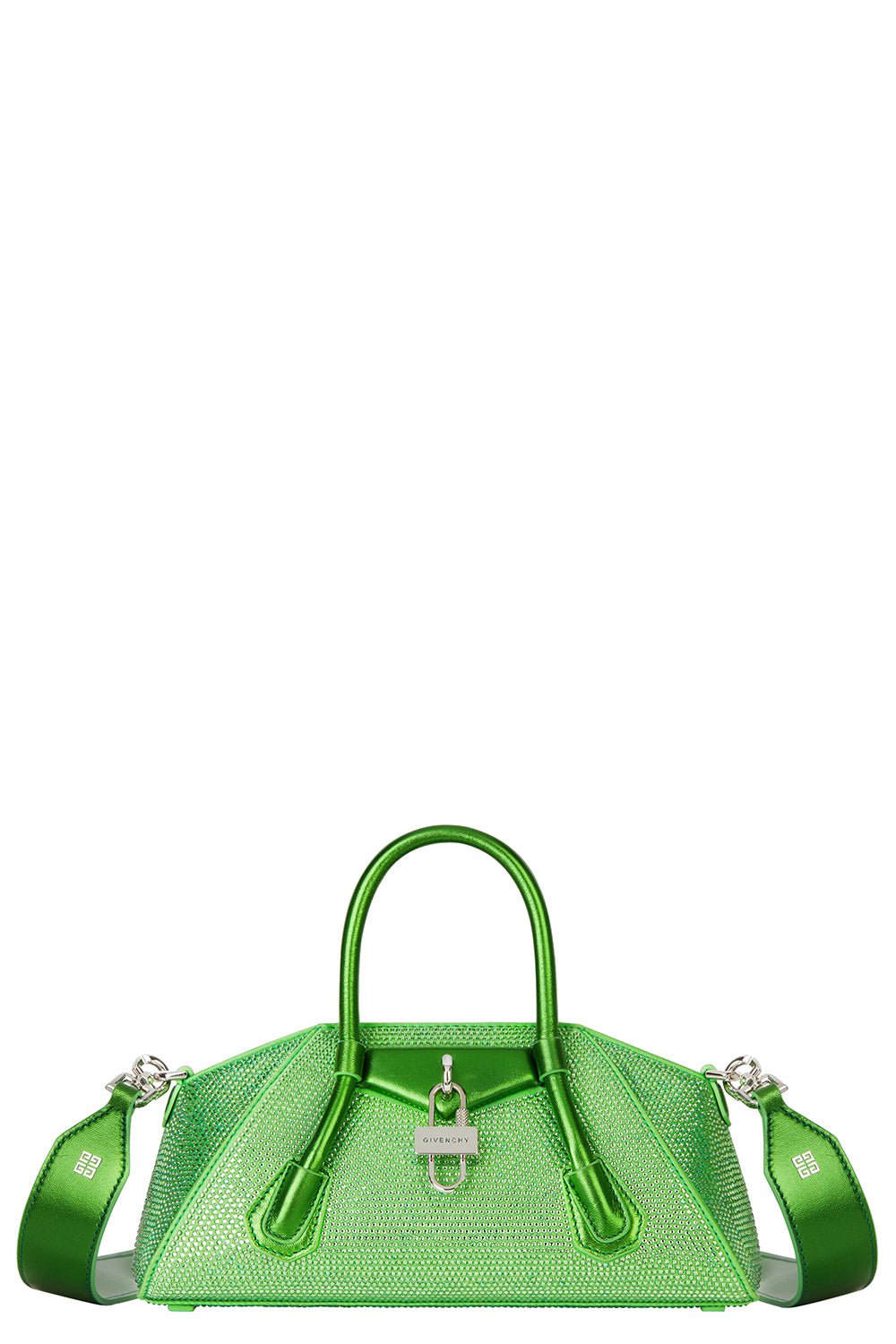  GIVENCHY-Mini Antigona Stretch Bag - Green-ABSYNGRN 