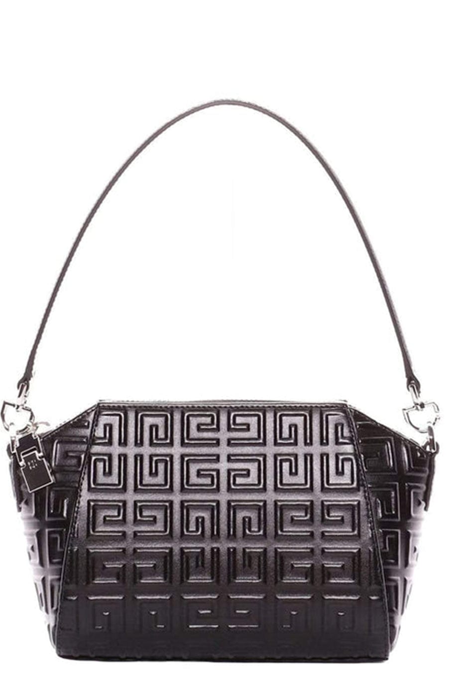 GIVENCHY-Black XS Antigona Bag In 4G Leather-BLACK