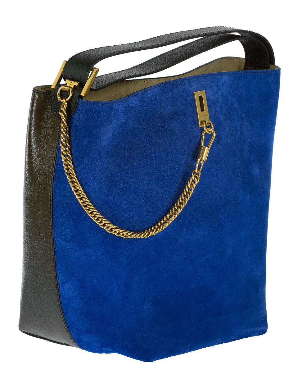 GIVENCHY-Bucket Bag-BLUE/GRY