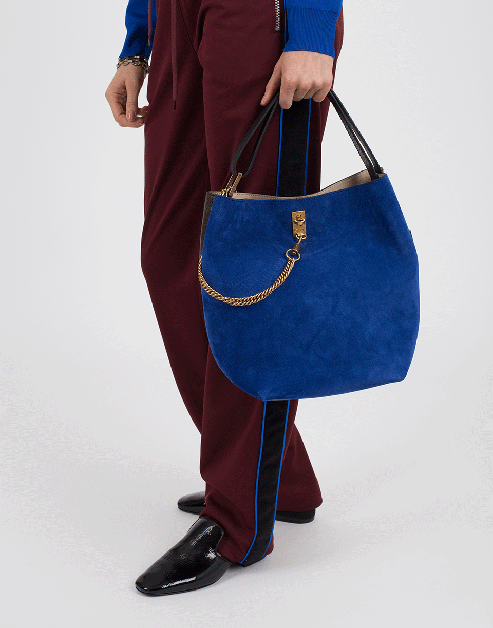 GIVENCHY-Bucket Bag-BLUE/GRY