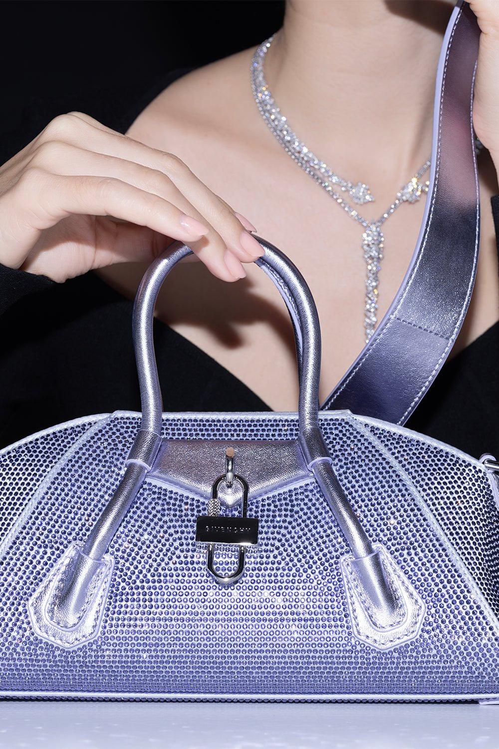 GIVENCHY-Mini Antigona Stretch Bag - Lavender-LAVENDER