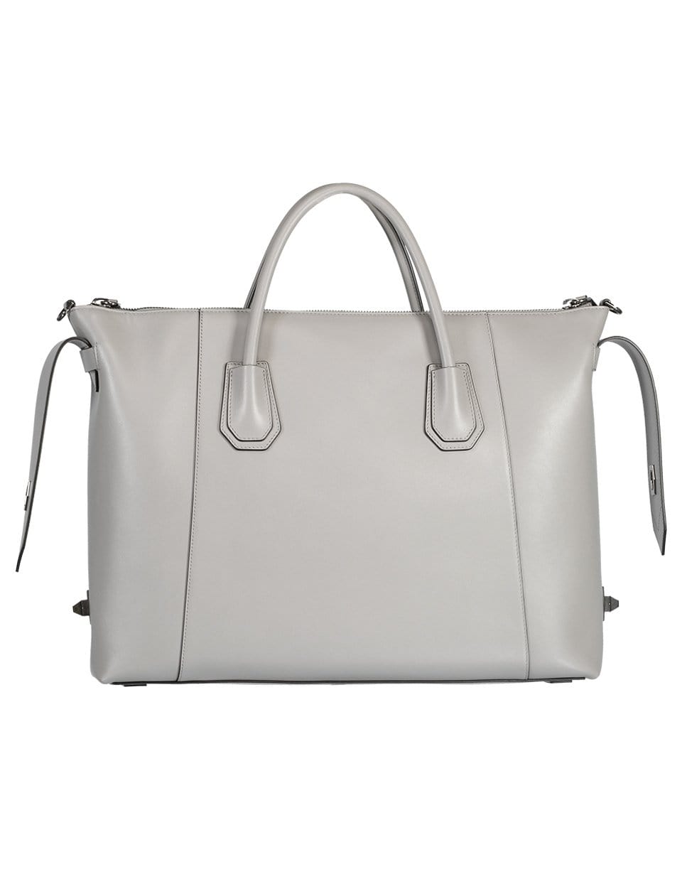 GIVENCHY-Pearl Grey Antigona Soft Medium Bag-PEARLGRY