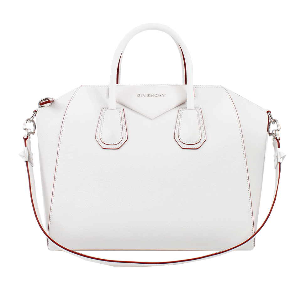 GIVENCHY-Medium Antigona Bag-WHITE