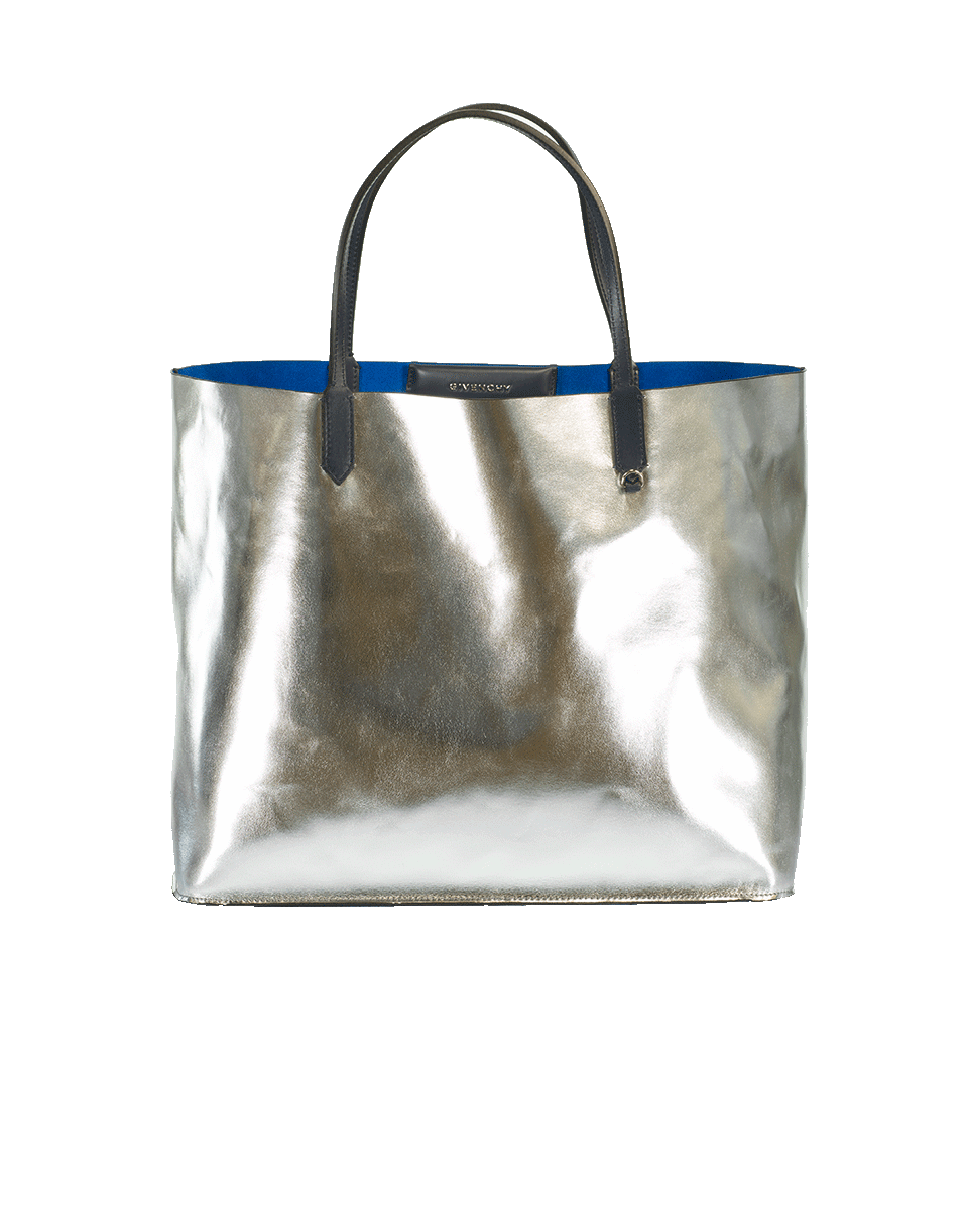 GIVENCHY-Suede Antigona Reversible Shopping Bag-BLU/SLVR