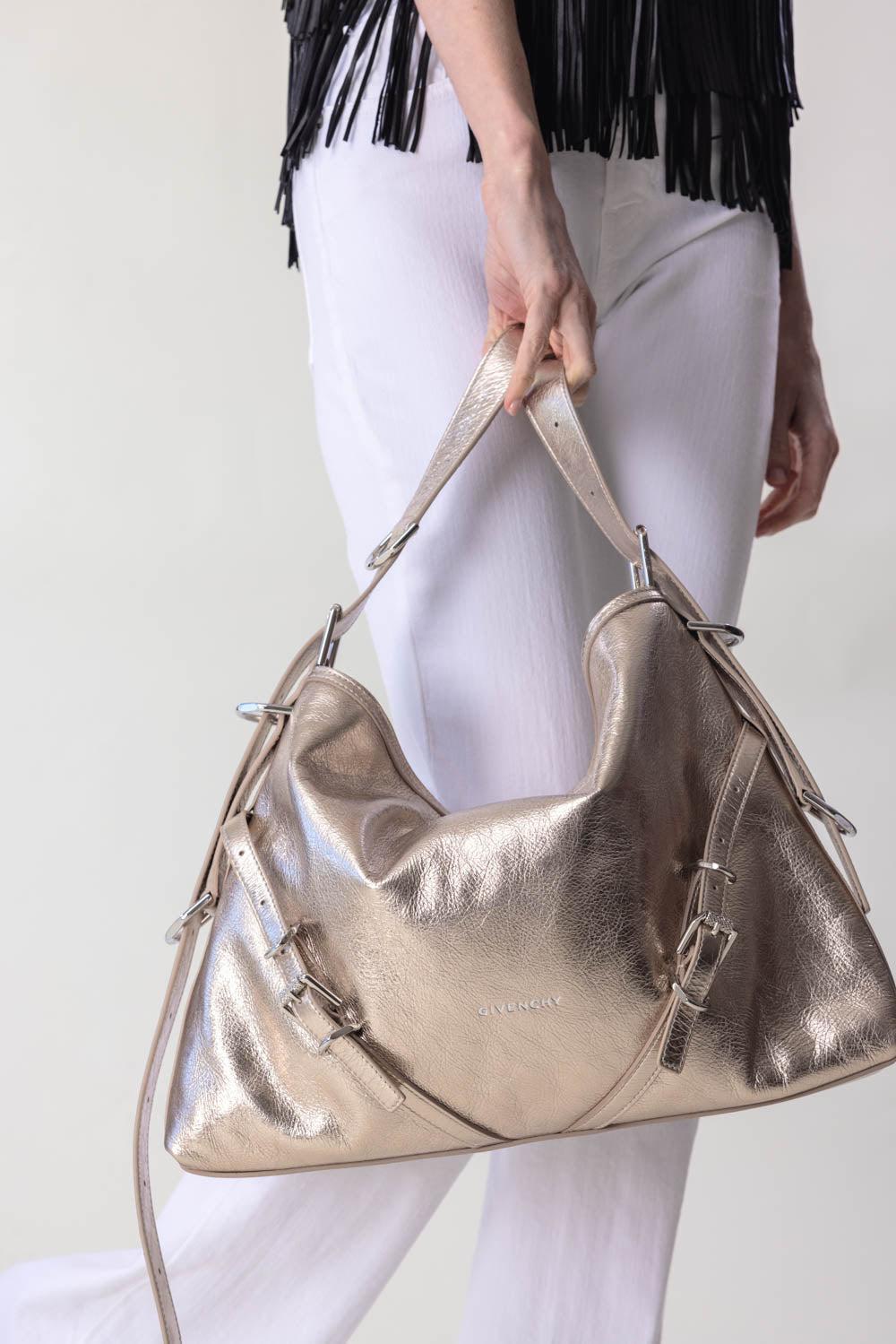 GIVENCHY-Medium Voyou Bag-DUSTY GOLD