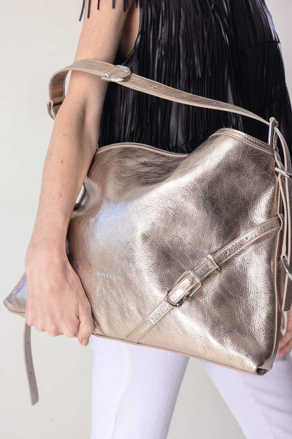 GIVENCHY-Medium Voyou Bag-DUSTY GOLD