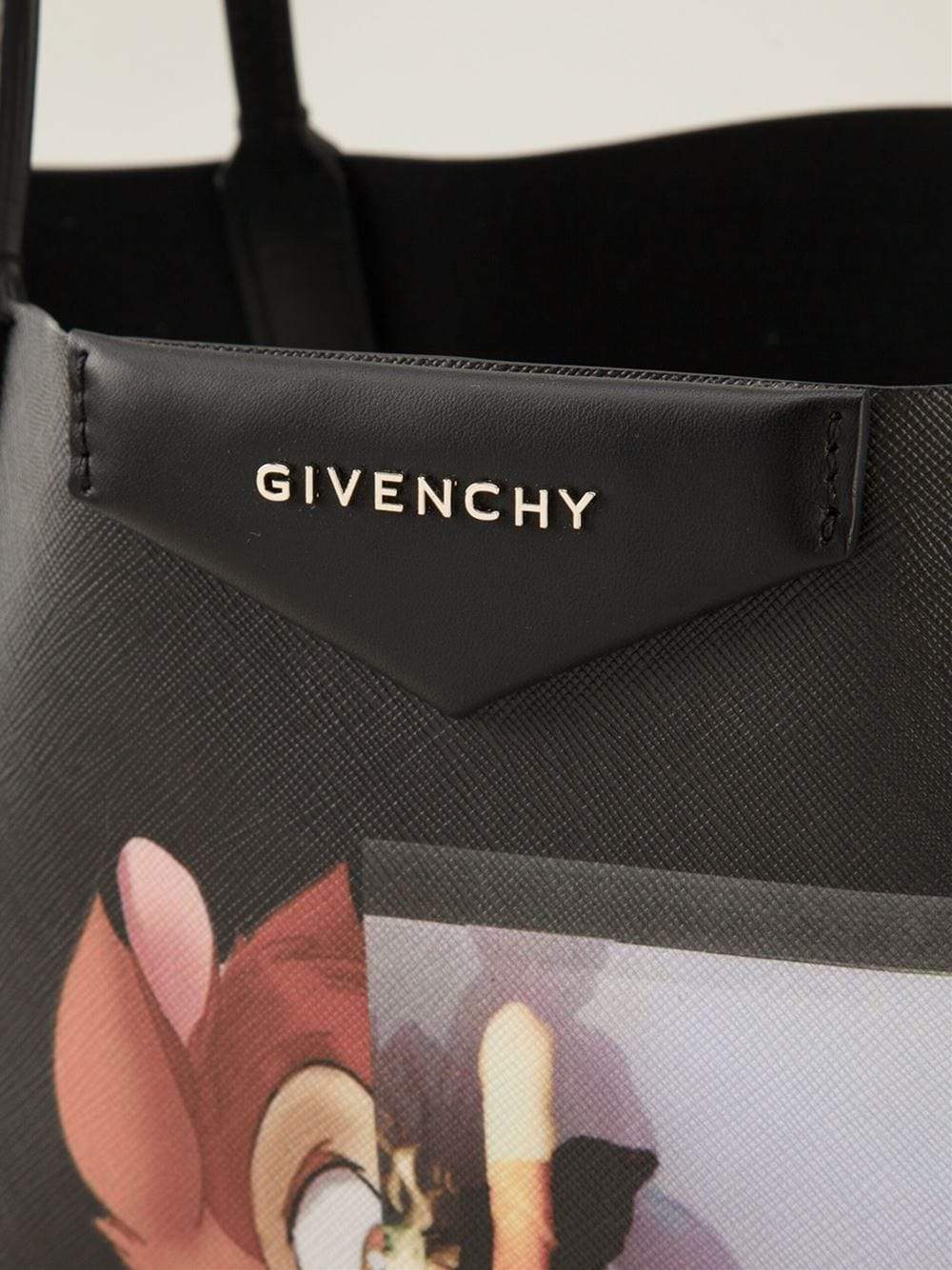 GIVENCHY-Bambi Print Antigona Shopper-MULTI