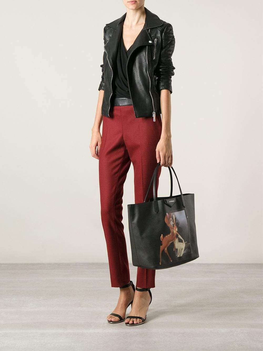 GIVENCHY-Bambi Print Antigona Shopper-MULTI