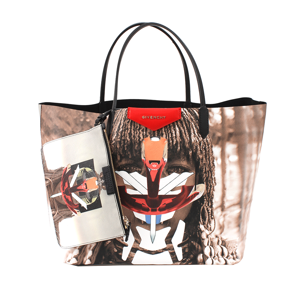 GIVENCHY-Large Antigona Tribal Bag-MULTI