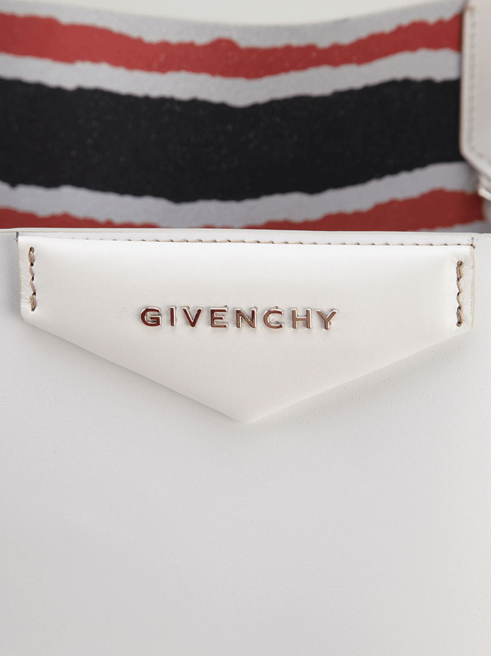 GIVENCHY-Large Anitgona Shopping Bag-WHT/MLTI