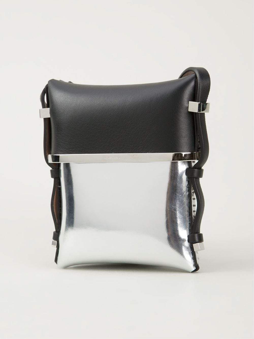 GIVENCHY-Small Evening Crossbody-SLVR/BLK