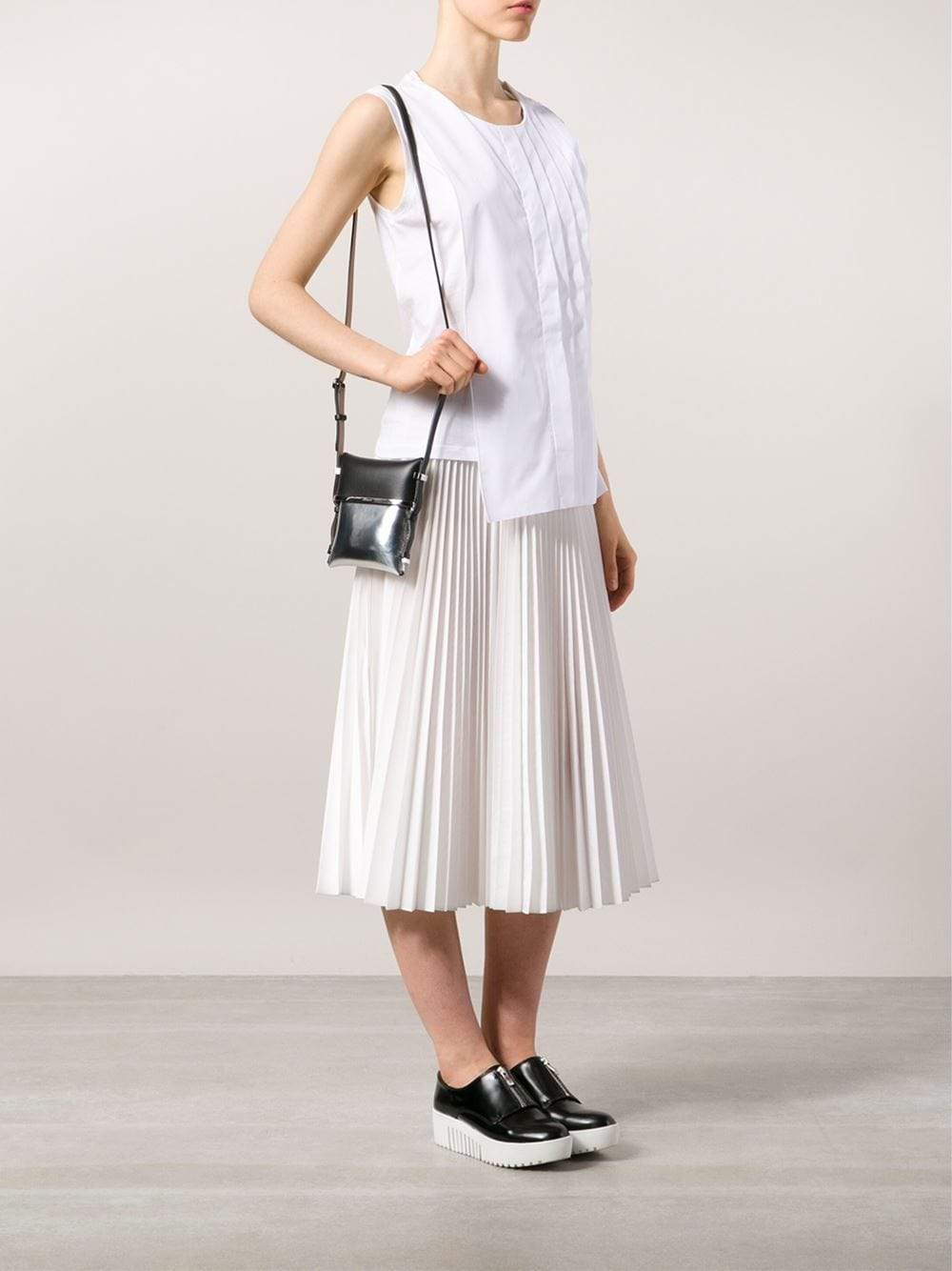 GIVENCHY-Small Evening Crossbody-SLVR/BLK