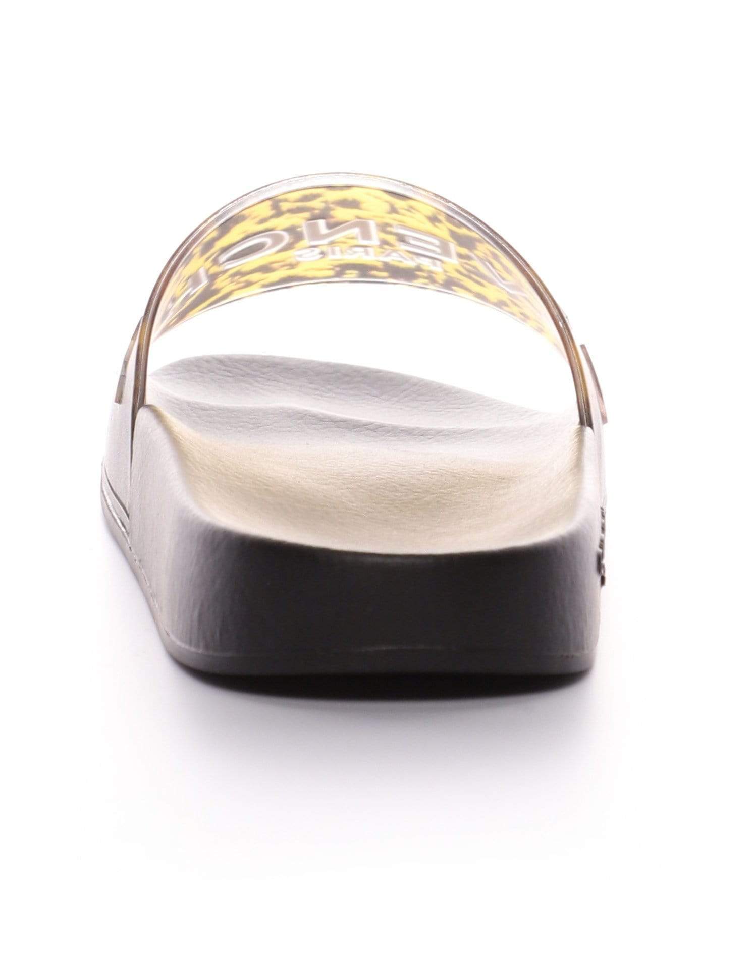 GIVENCHY-Black and Yellow Marble Print Slide-