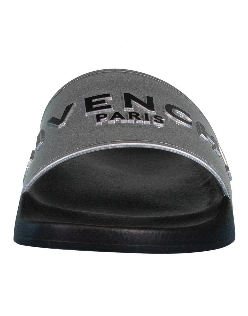 GIVENCHY-Logo Rubber Sandal Slide-