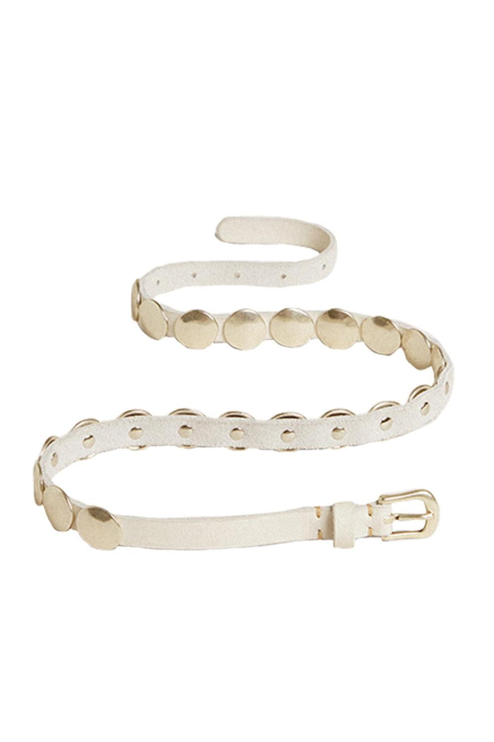 Trinidad Belt-BIANCBUR-75-ACCESSORIEBELTS-GOLDEN GOOSE