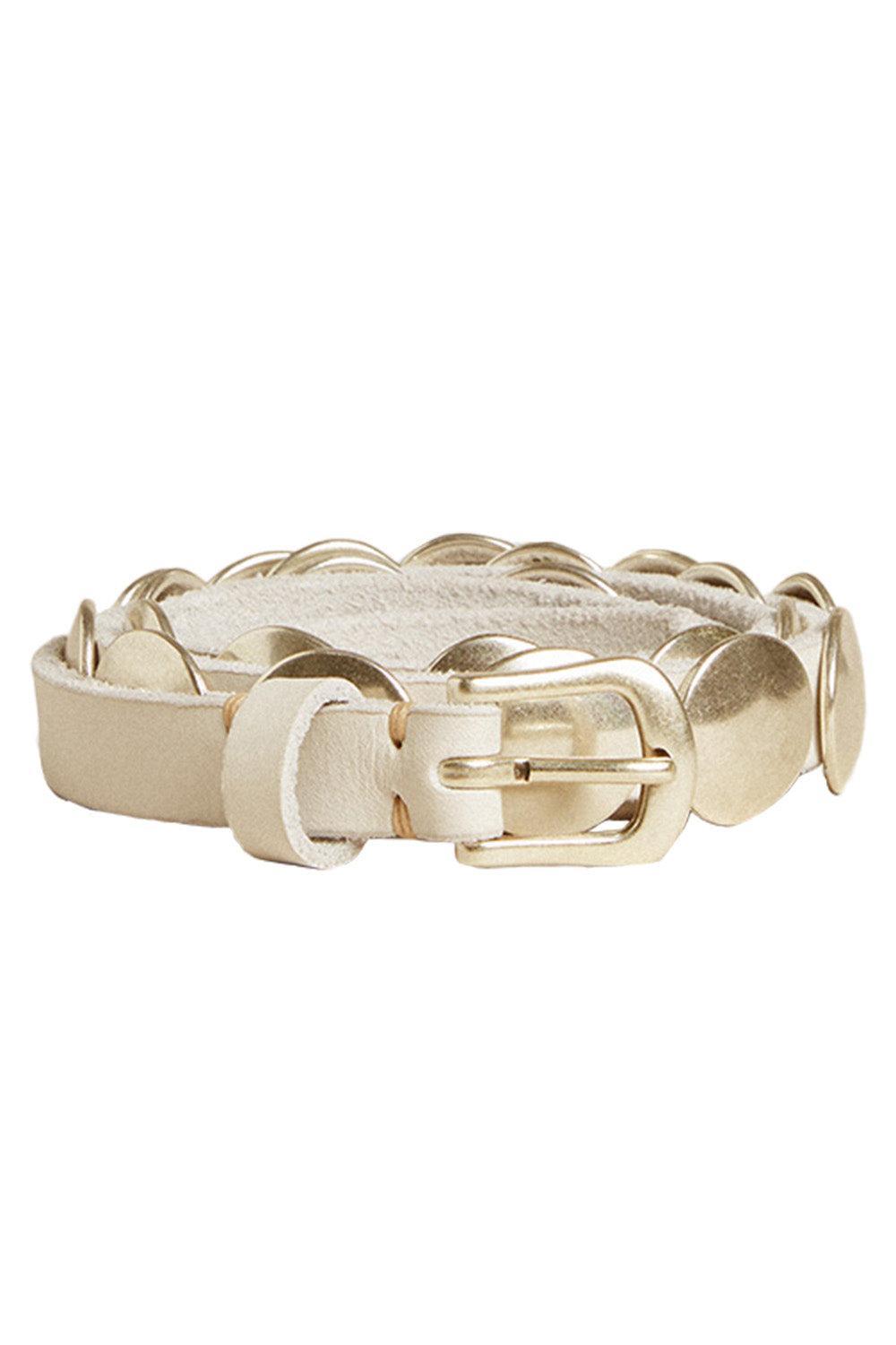 Trinidad Belt-BIANCBUR-75-ACCESSORIEBELTS-GOLDEN GOOSE