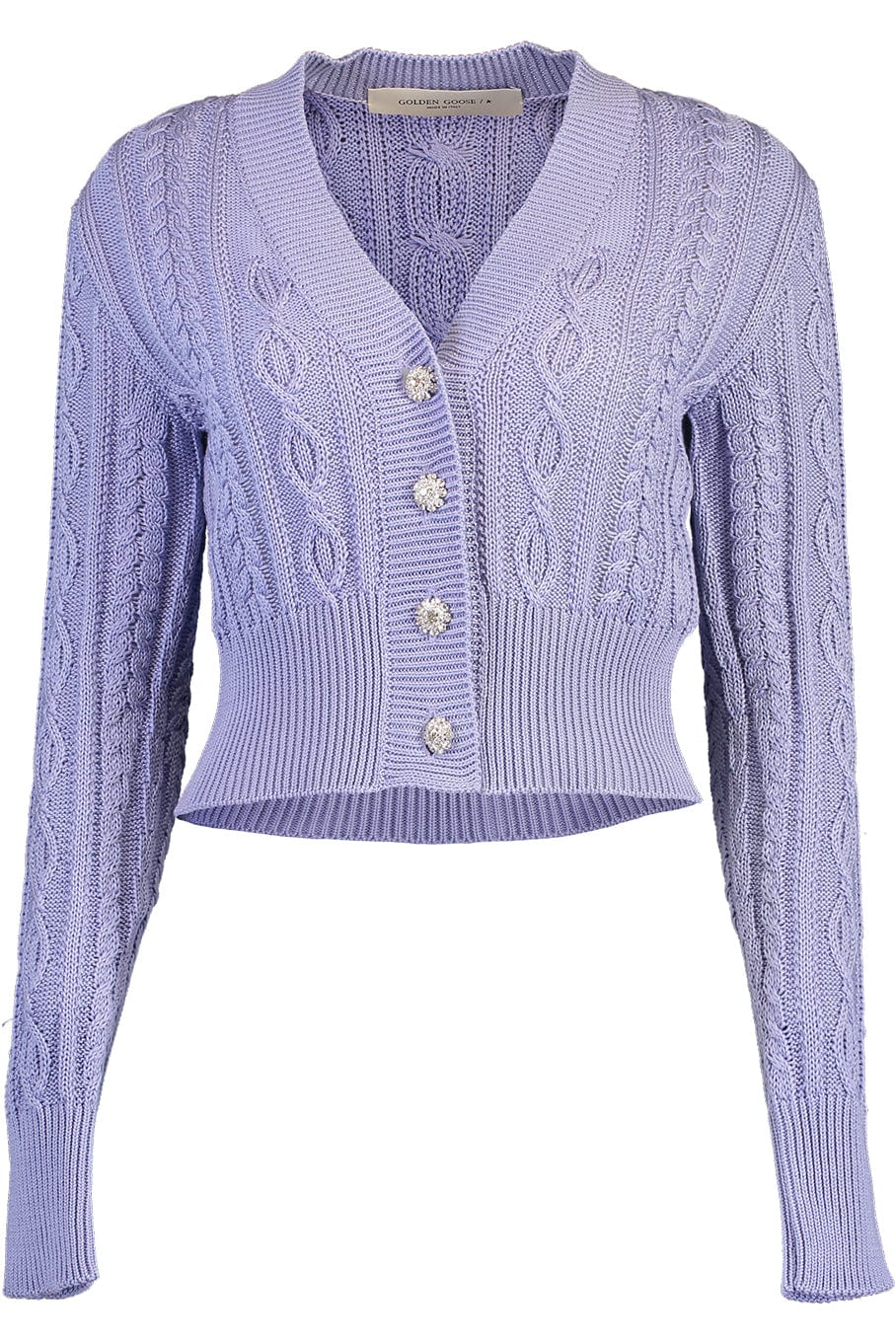 GOLDEN GOOSE-Journey W's Cropped Cardigan-
