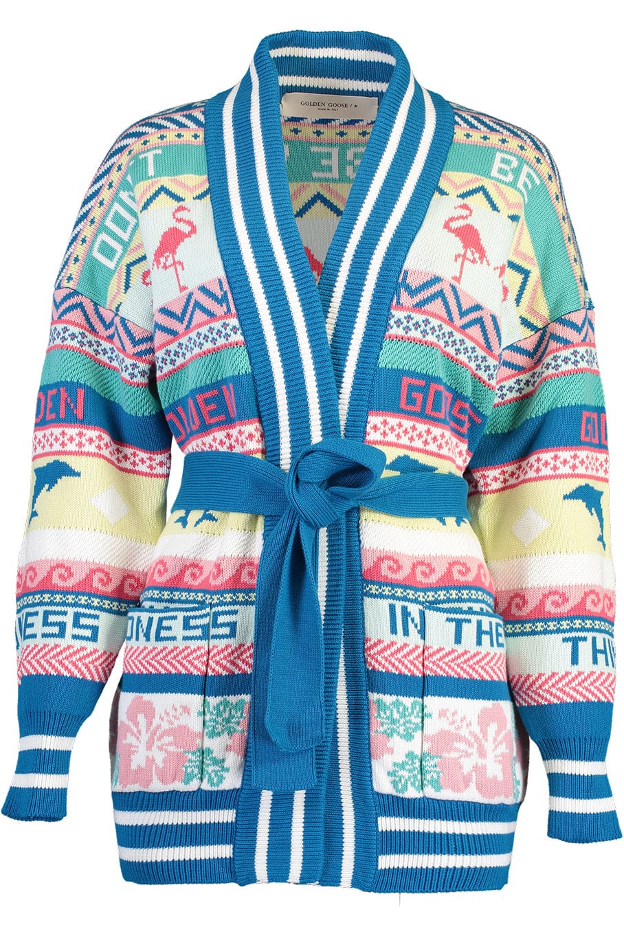 GOLDEN GOOSE-Journey W's Fair Isle Cardigan-