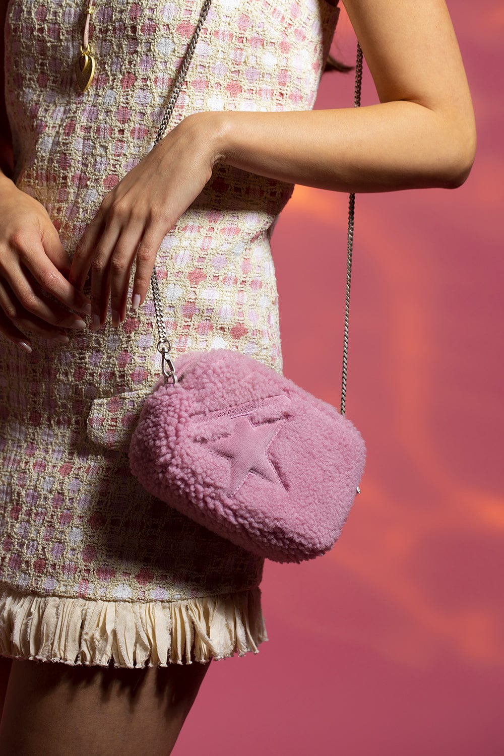 GOLDEN GOOSE-Mini Star Bag - Pink-BABYPINK