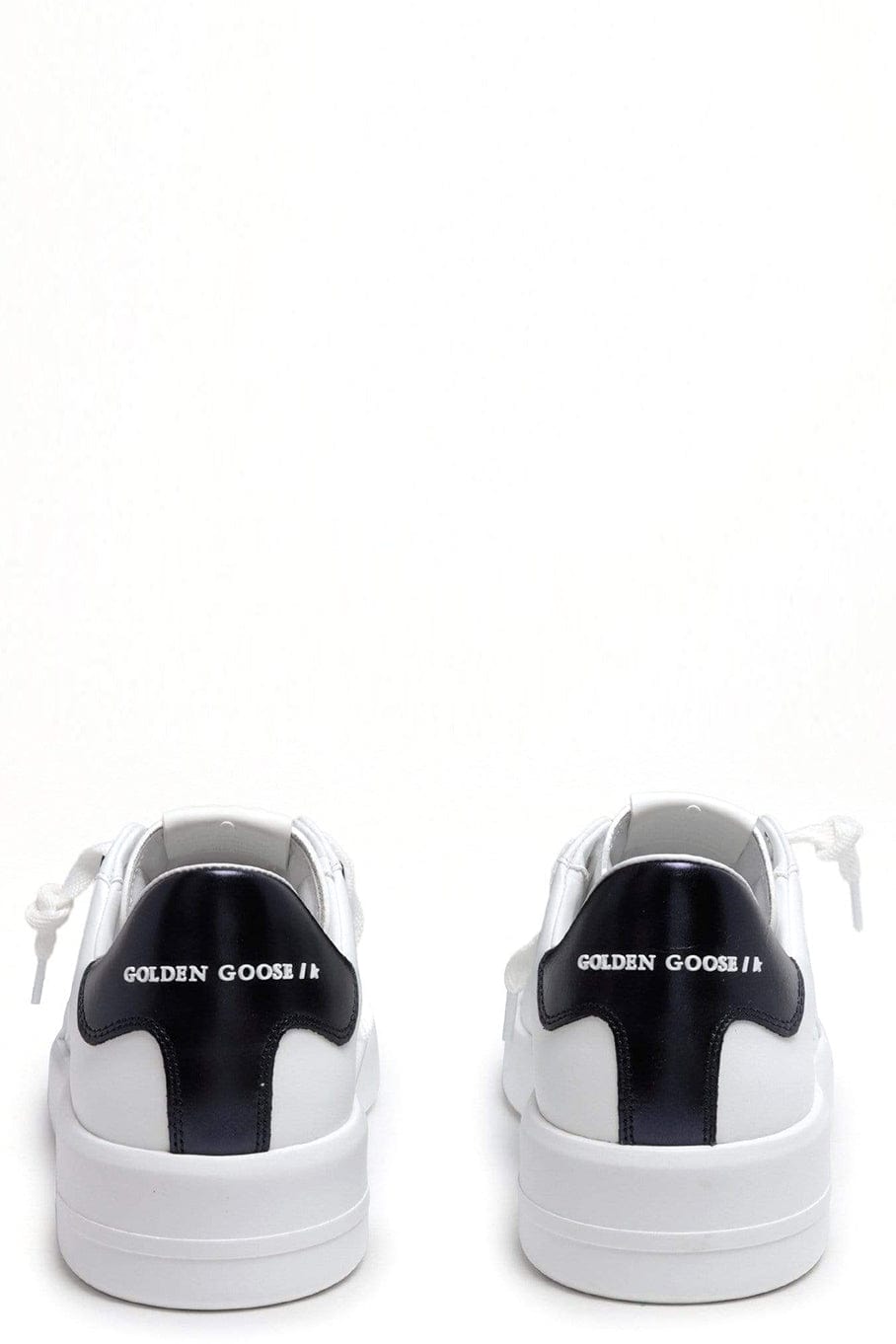 GOLDEN GOOSE-Men's Pure Star Laminated Heel Leather Sneaker-